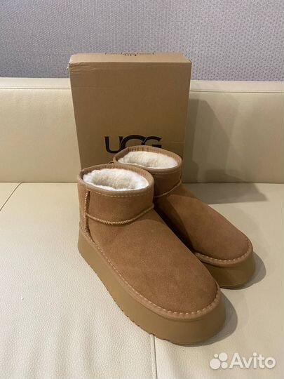 Новые женские зимние UGG коричневые