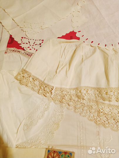 Старинный текстиль, вышивка, кружево