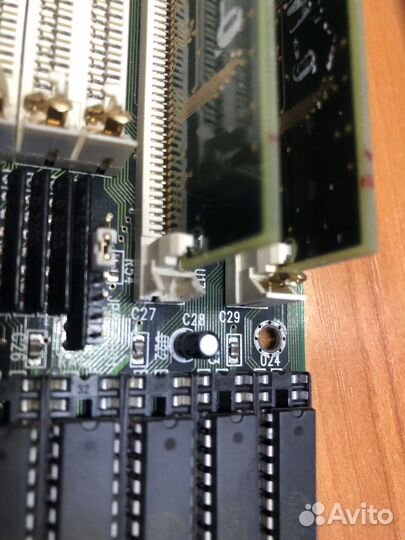 Материнская плата с процессором 486 dx2 66