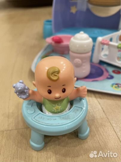 Fisher price набор с пупсиками