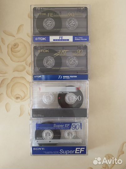 Аудиокассеты Hitachi, Sony, TDK