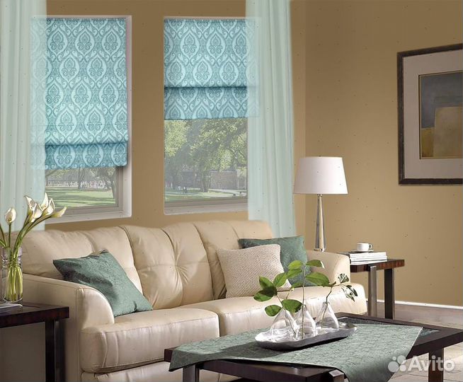 Римские шторы с установкой 