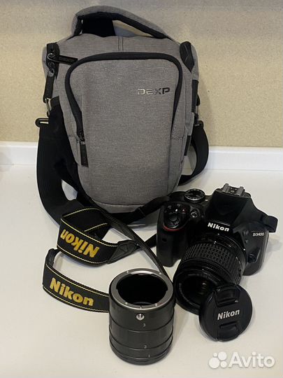 Зеркальный фотоаппарат nikon d3400 kit