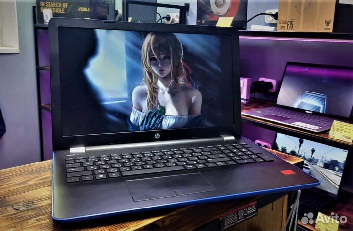 Ноутбук HP / SSD / FullHD / 6 gb