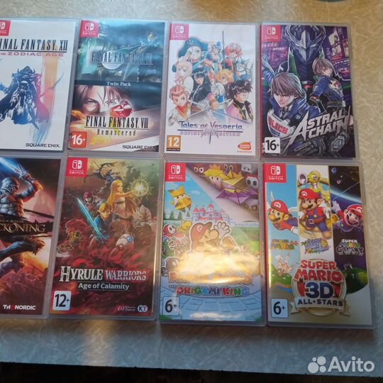 Mario paper / Final Fantasy/ Spyro Nintendo Switch
