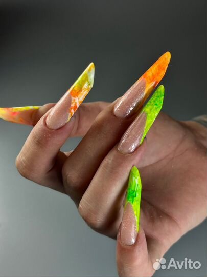 Модель на выкладной френч