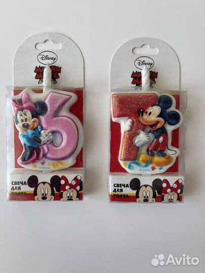 Свечки для торта Disney