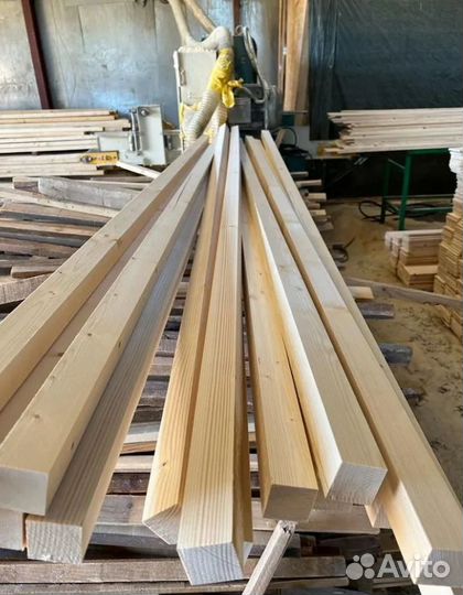 Брусок сухой строганный
