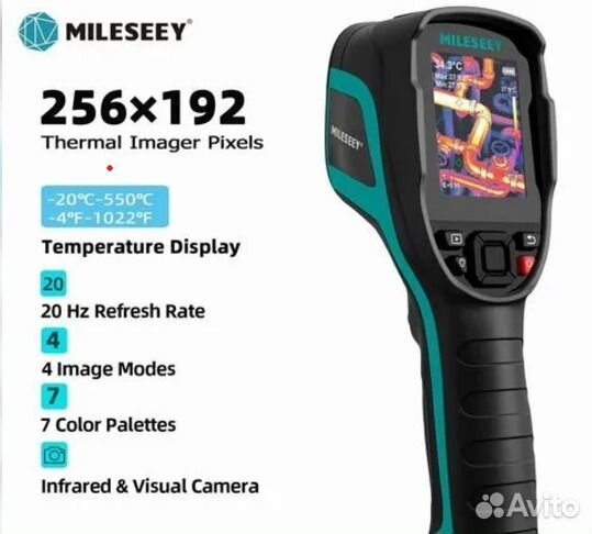 Mileseey Тепловизор 256х192 новый, русский язык