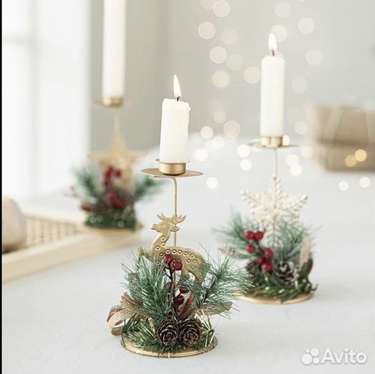 Подсвечник новогодний