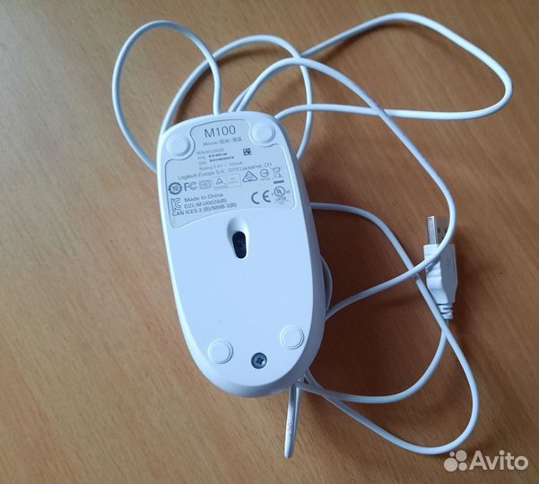 Компьютерная мышь logitech M100 новая