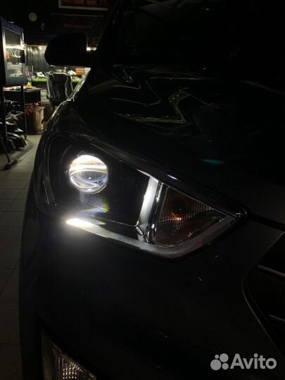 Установка bi LED линз,ремонт фар,замена стекол фар