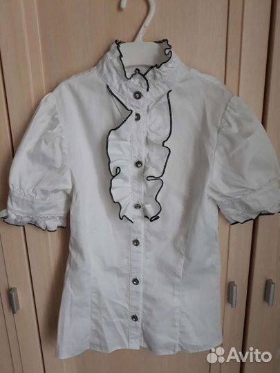 Блузка школьная р.128-134