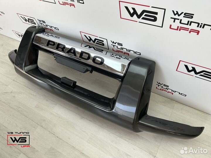 Накладка на бампер toyota Land Cruiser Prado 120