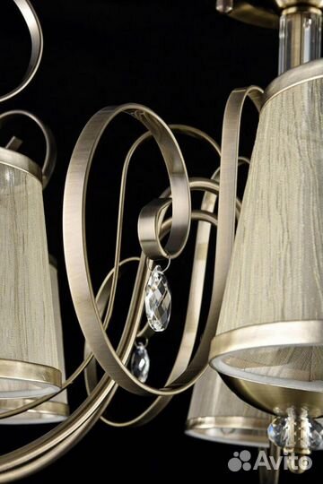 Люстра Freya в спальню арт-деко 6 ламп