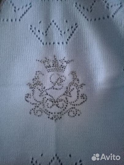 Плед детский вязаный