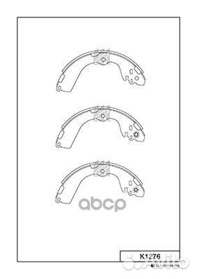 Тормозные колодки барабанные nissan NV200 10- з