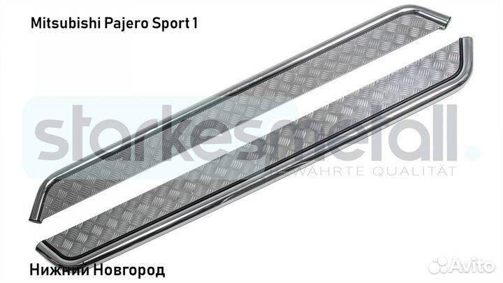 Пороги подножки Mitsubishi Pajero Sport 1 TOR