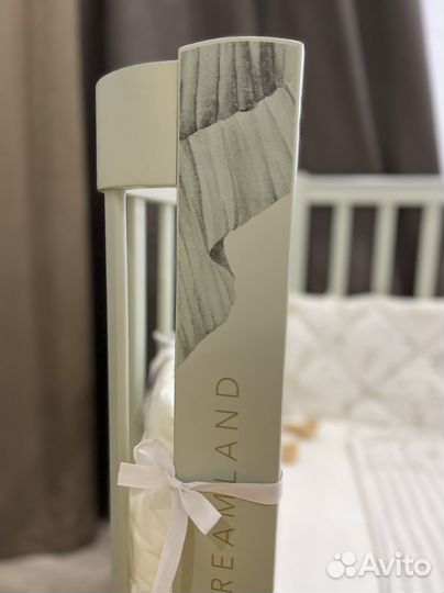 Детская кроватка с маятником Люлька mommy love