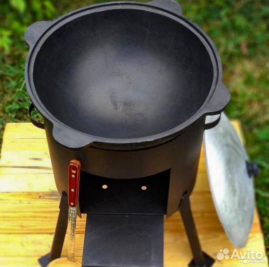 Казан 12л + Печь в Магазине