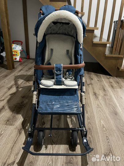 Санки коляска ника 7 8