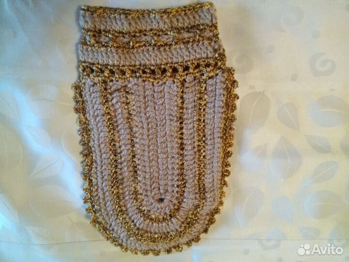 Мочалка - рукавичка из джута