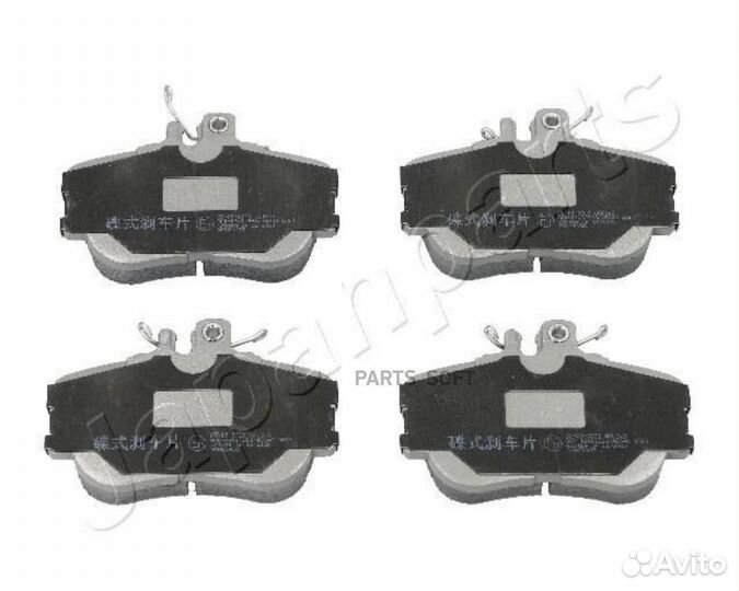Japanparts PA0060AF Колодки тормозные дисковые, ко