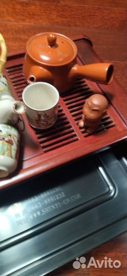 Набор для чая и суши, не использовали