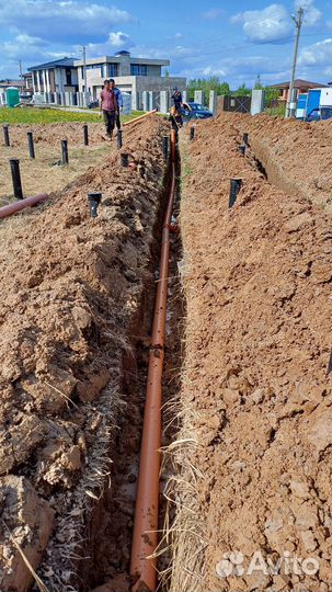 Ручной копка транше