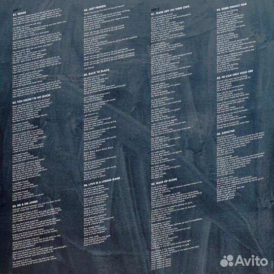 Виниловая пластинка Amy Winehouse, Back To Black (UK version)