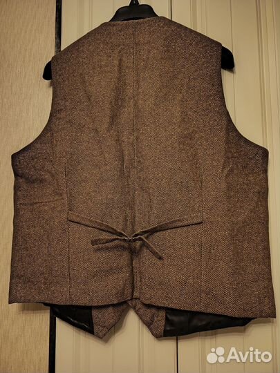 Жилет мужской твидовый 58