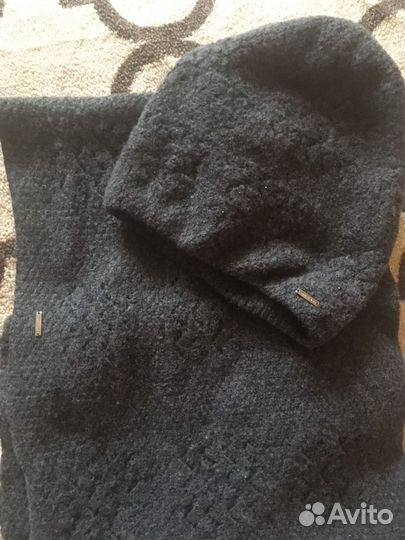 Комплект шапка и снуд женский