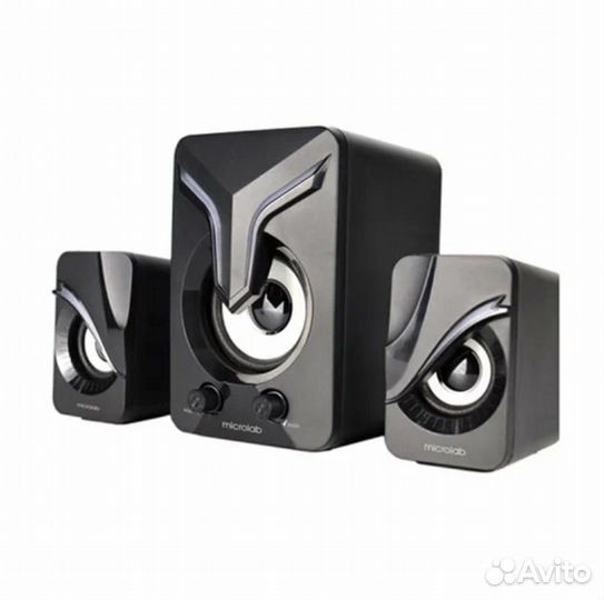 Компьютерные колонки 2.1 с сабфувером