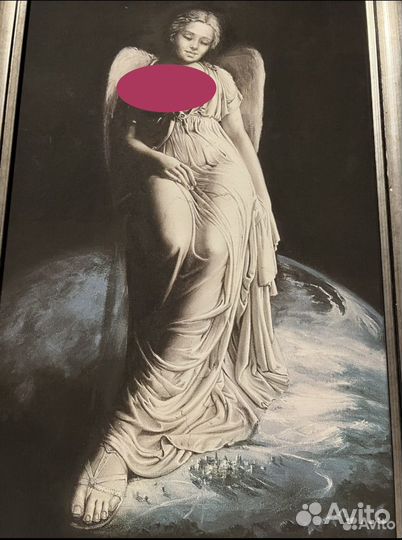 Картина оберег от Никаса Сафронова в дорогой раме