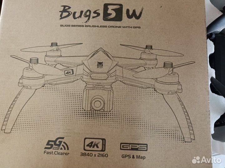 Квадрокоптер Bugs 5 W