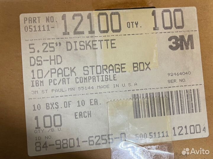 Дискеты 5.25 3M новые