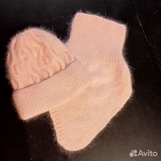 Комплект шапка и манишка