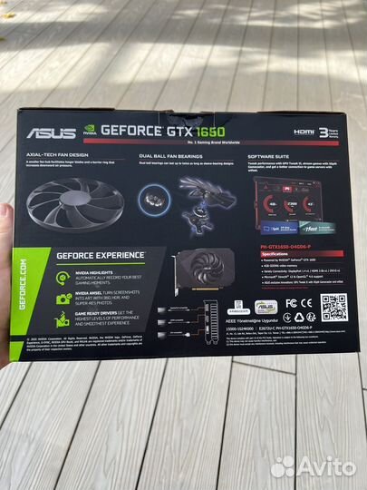Видеокарта gtx 1650 4gb