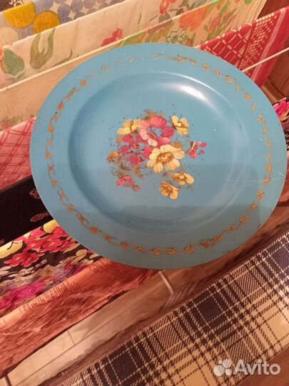Тарелка СССР завод моспластмасс