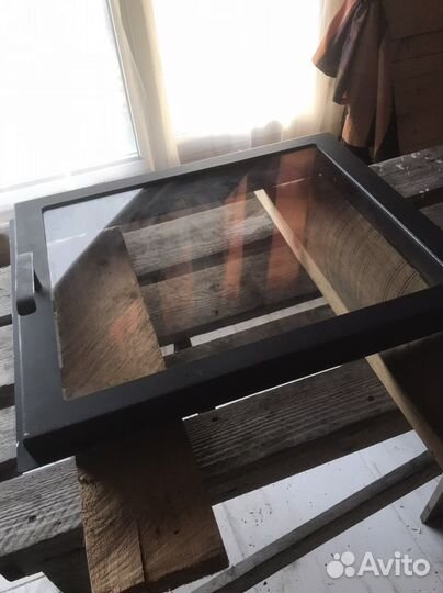 Дверь для камина со стеклом