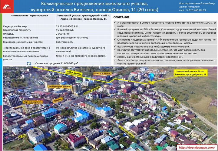 Участок 20 сот. (ИЖС)