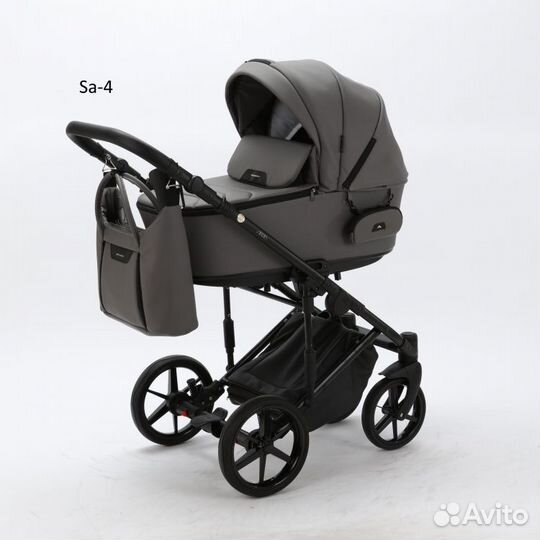 Коляска Adamex Zico, эко-кожа
