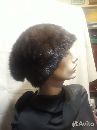 Шапка зимняя норка 56-57