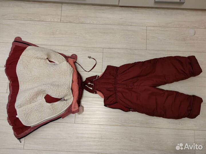 Зимний костюм для девочки 116-122