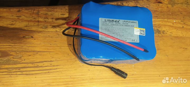 Аккумулятор Lifepo4 21Ah 12В для рыбака