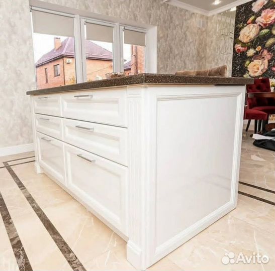 Кухни классические глянцевые