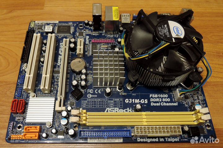 Материнка+проц