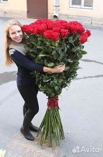 Высокие розы Гигантские розы Доставка цветов
