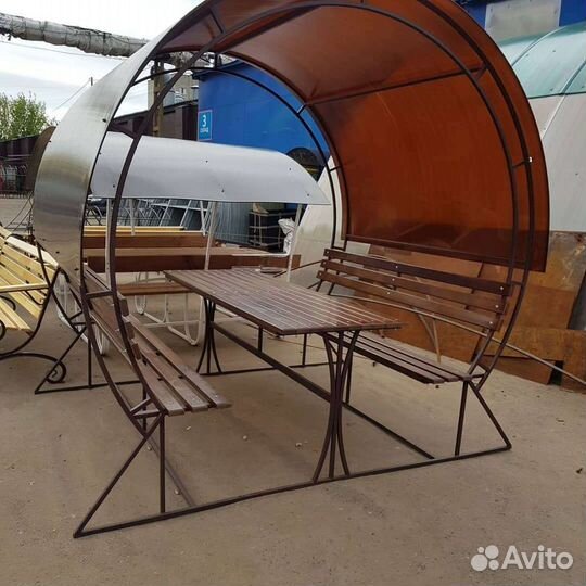 Беседка шар на 10 человек