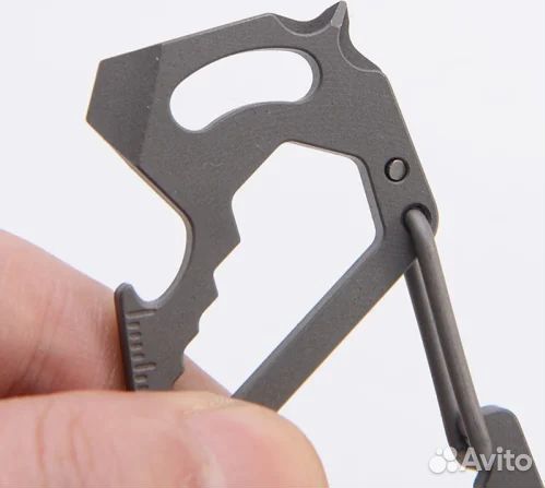 Брелок-карабин, мультитул для велика